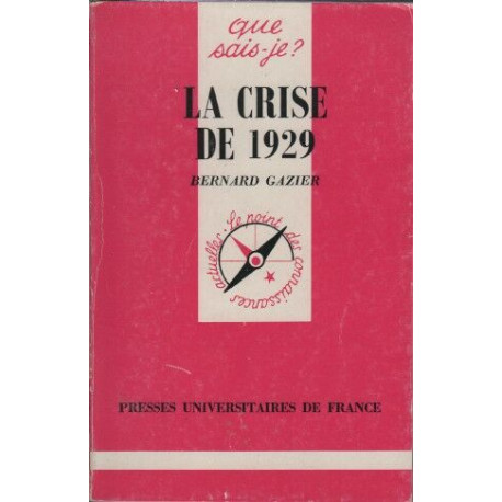 La crise de 1929