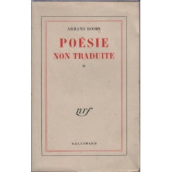 Poesie non traduite tome 2