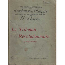 Le tribunal revolutionnaire (1793-1795)