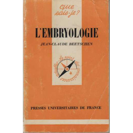 L'embryologie