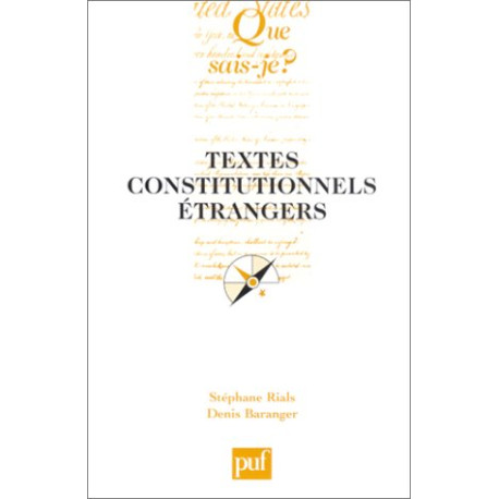 Textes constitutionnels étrangers