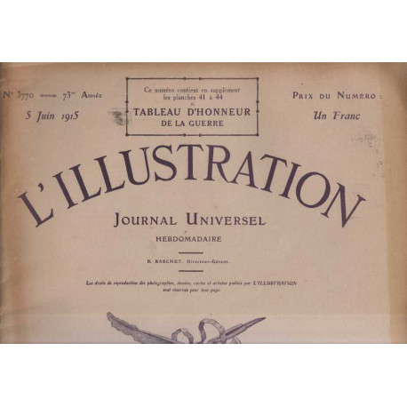 L'illustration numero 3770 5 juin 1915