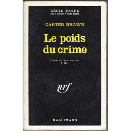 Le poids du crime