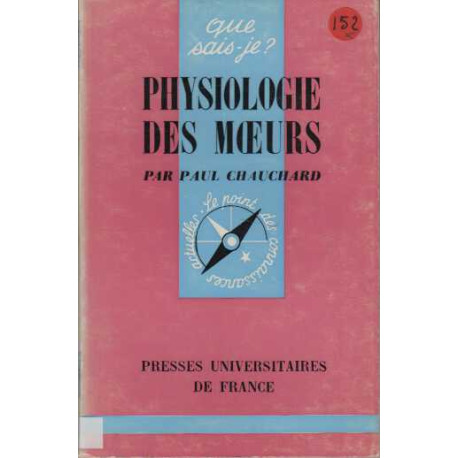 Physiologie des moeurs