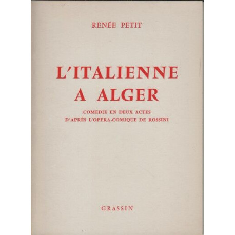 L'italienne a alger comédie en 2 actes d'après l'opéra-comique de...