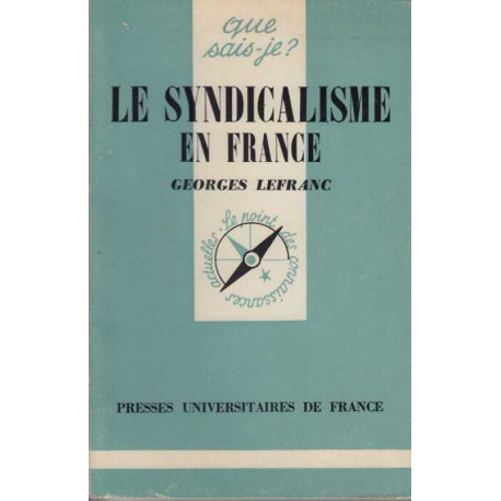 Le syndicalisme en france