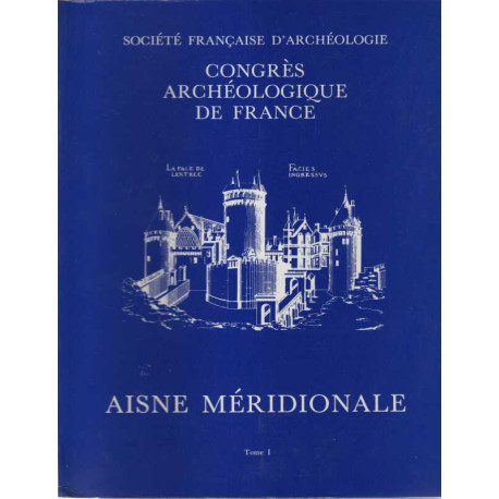 Congres archeologique de france 148 session 1990 aisne meridionale...