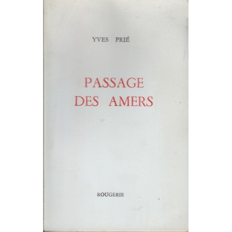 PASSAGE DES AMERS