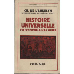 Histoire universelle des origines a nos jours