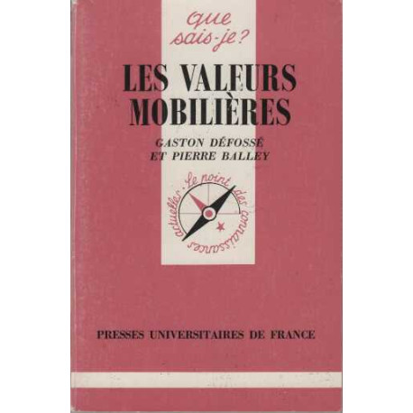 Les valeurs mobilières