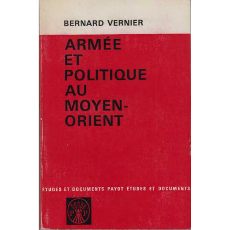 Armee et politique au moyen-orient