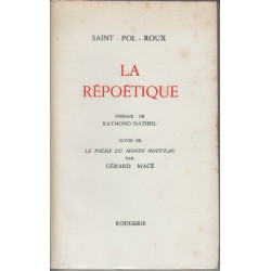 La repoetique. Préface de raymond datheil suivie de le poéme du...