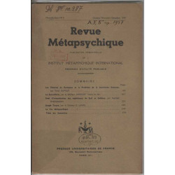 Revue metapsychique octobre novembre decembre 1949Puf