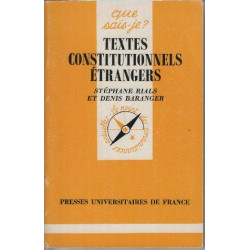 Textes constitutionnels étrangers