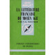 La litterature francaise du moyen age