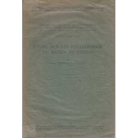 Etude sur les phyllopodes du bassin du congo