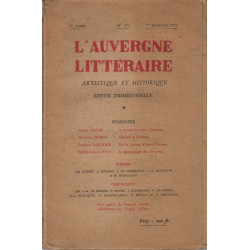 L'auvergne litteraire artistique et historique numero 144 1 er...