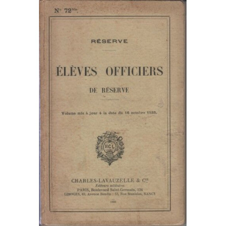 Eleves officiers de reserve