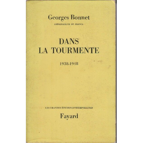 Dans la tourmente 1938-1948