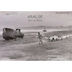 Aralsk: Noir ou blanc (Mer d'Aral Kazakhstan)