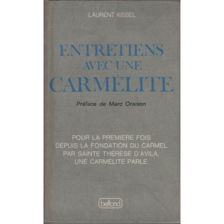 Entretiens avec une carmélite