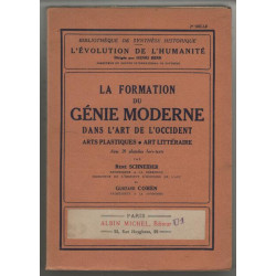 La formation du genie moderne dans l'art de l'occident