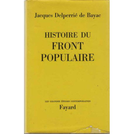 Histoire du Front populaire