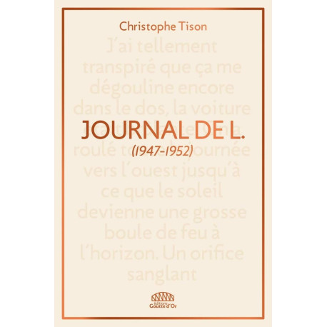 Journal de L. - (extraits 1947-1952)