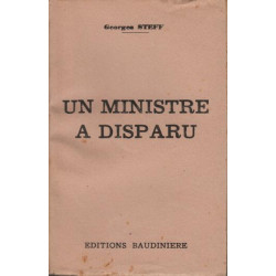 Un ministre a disparu