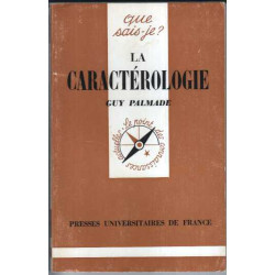 La caracterologie