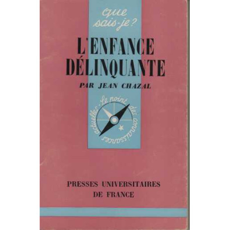 L'enfance delinquante