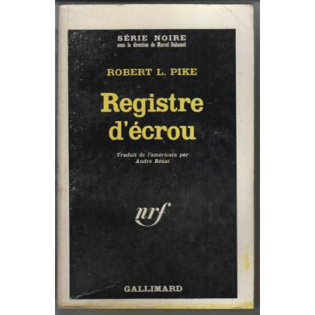 Registre d'ecrou