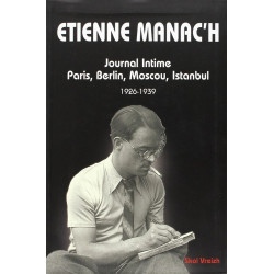 Etienne Manac'h Journal Intime Paris Berlin Moscou Istanbul...