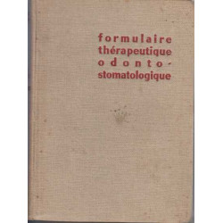 Formulaire therapeutique odonto stomatologique