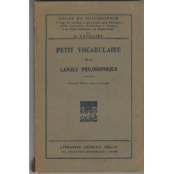 Petit vocabulaire de la langue philosophique