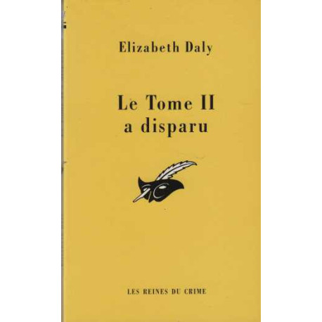 Le tome II a disparu