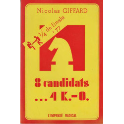 1/4 de finale 1977 8 candidats...4k.-0