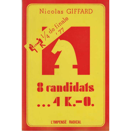 1/4 de finale 1977 8 candidats...4k.-0