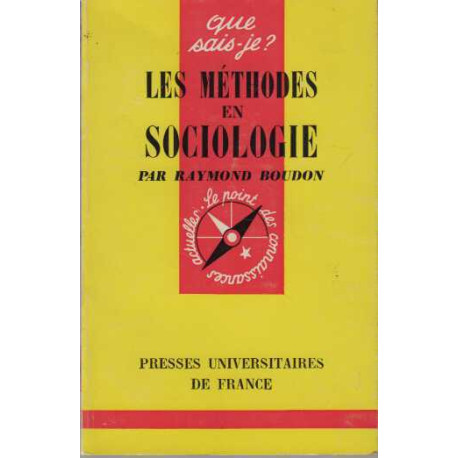 Les methodes en sociologie