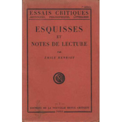 Esquisses et notes de lecture