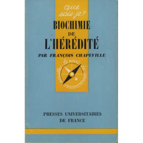 Biochimie de l'heredite