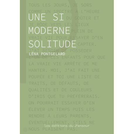 Une si moderne solitude