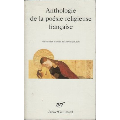 Anthologie de la poésie religieuse française