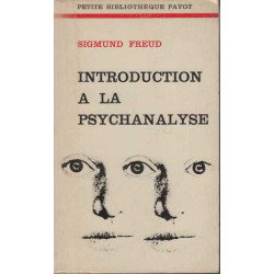 Introduction a la psychanalyse