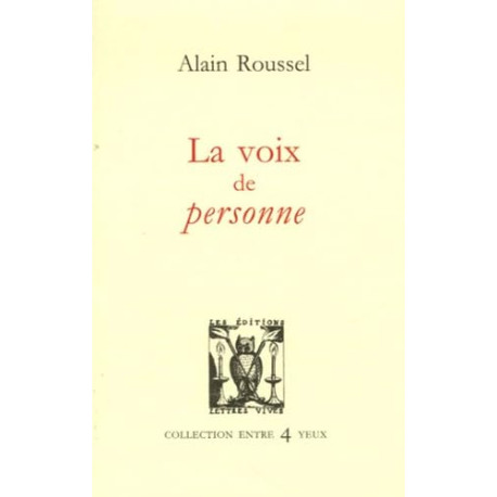 La voix de personne