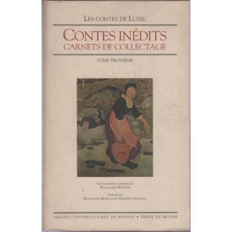 Contes Inédits carnets de collectage Tome 3