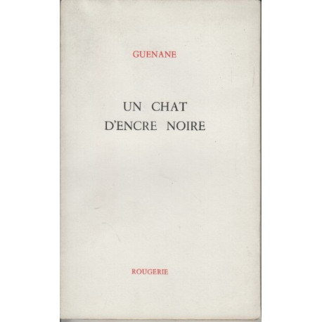 Un chat d'encre noire