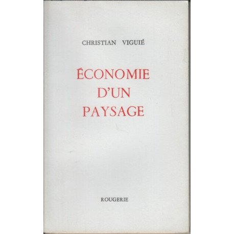 ECONOMIE D'UN PAYSAGE